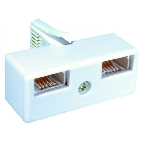 Telephone Socket 2 Way Adaptor